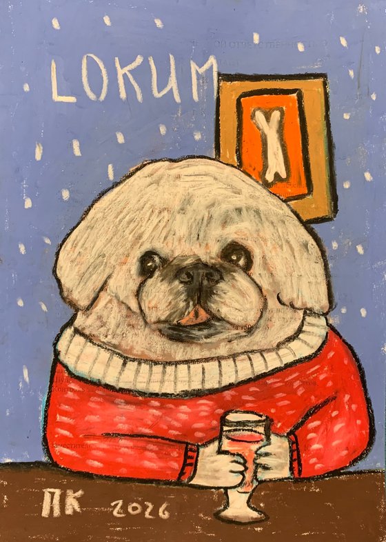 Drinking dog #171