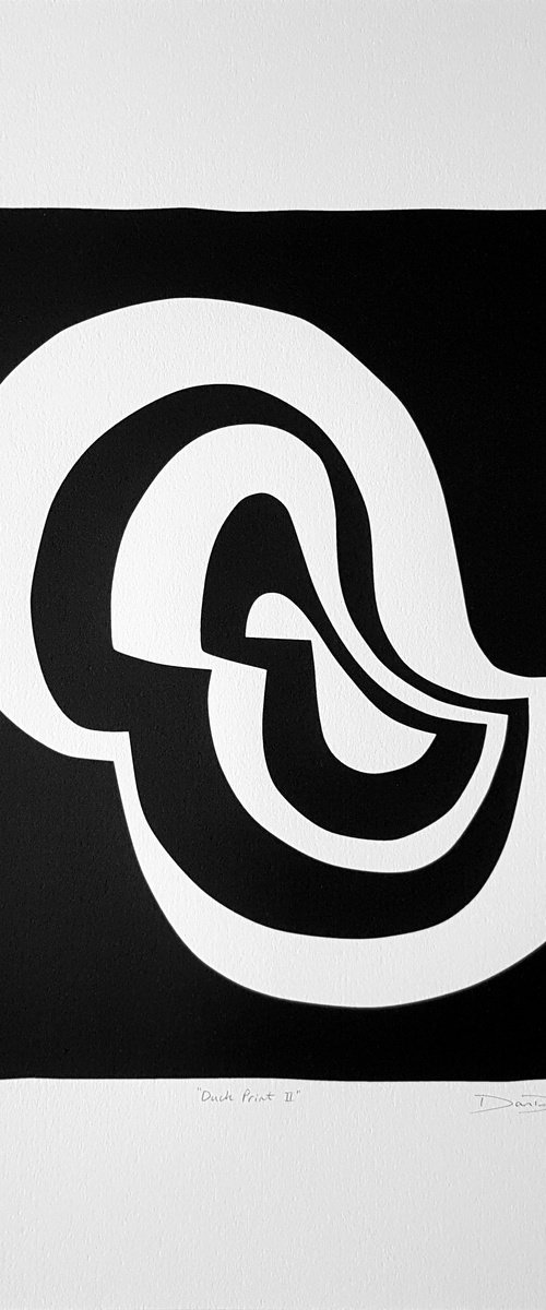 Duck Print II by Dan Booth