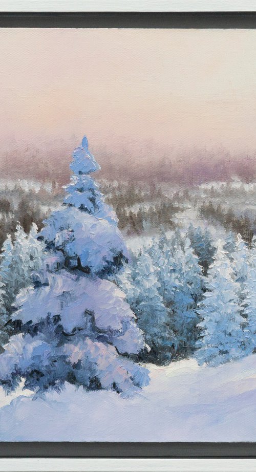 ON THE HILL OF A MOUNTAIN by Oleksii Vylusk