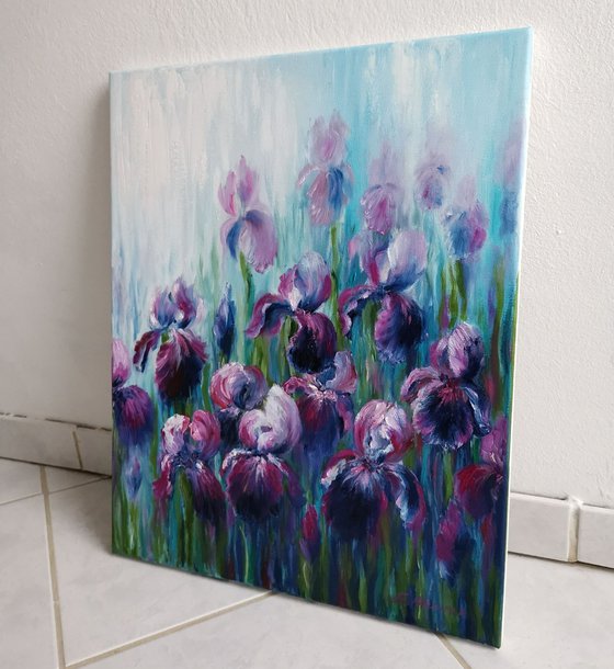 Iris painting