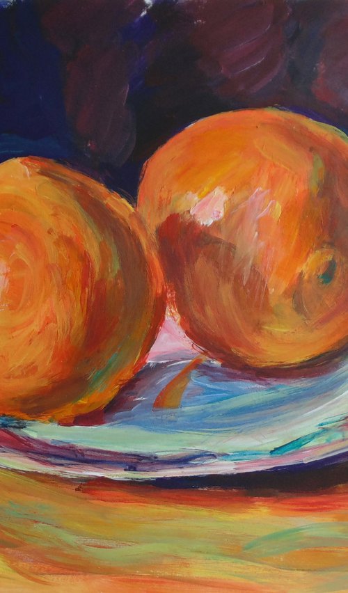 Two oranges by Alexander Shvyrkov