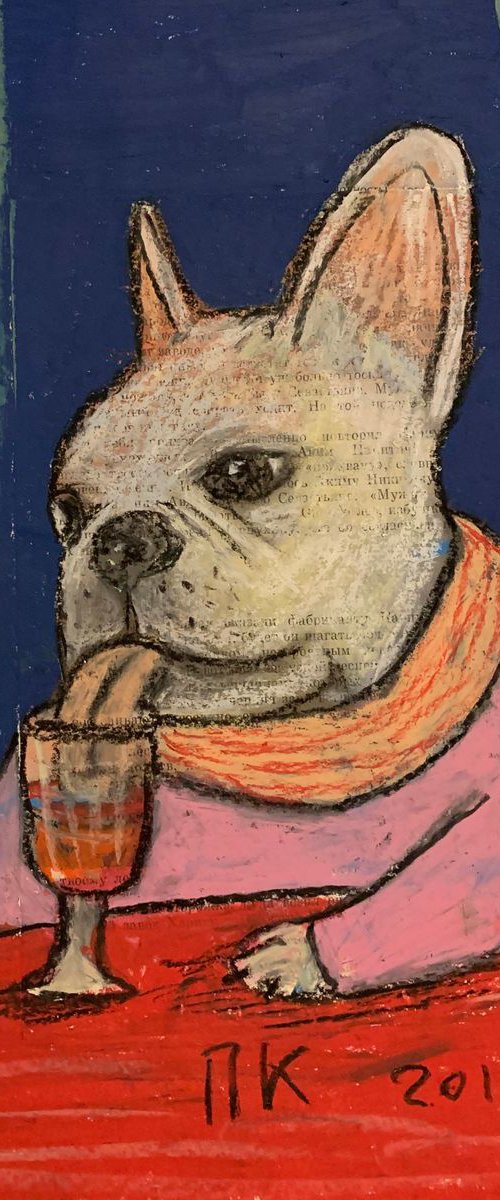 Drinking dog #61 by Pavel Kuragin
