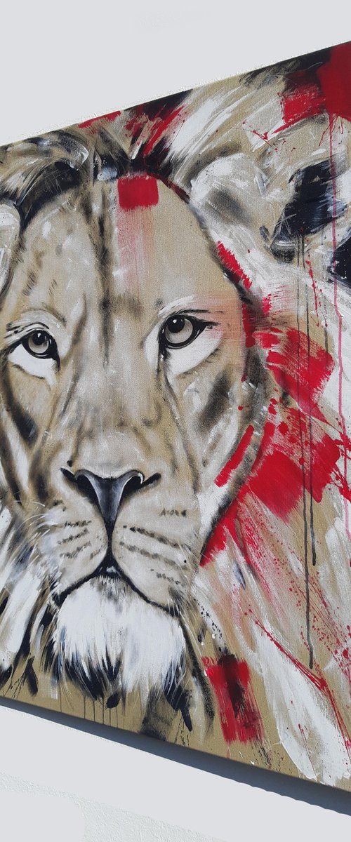 LION #11 - Series BIG CAT by Stefanie Rogge