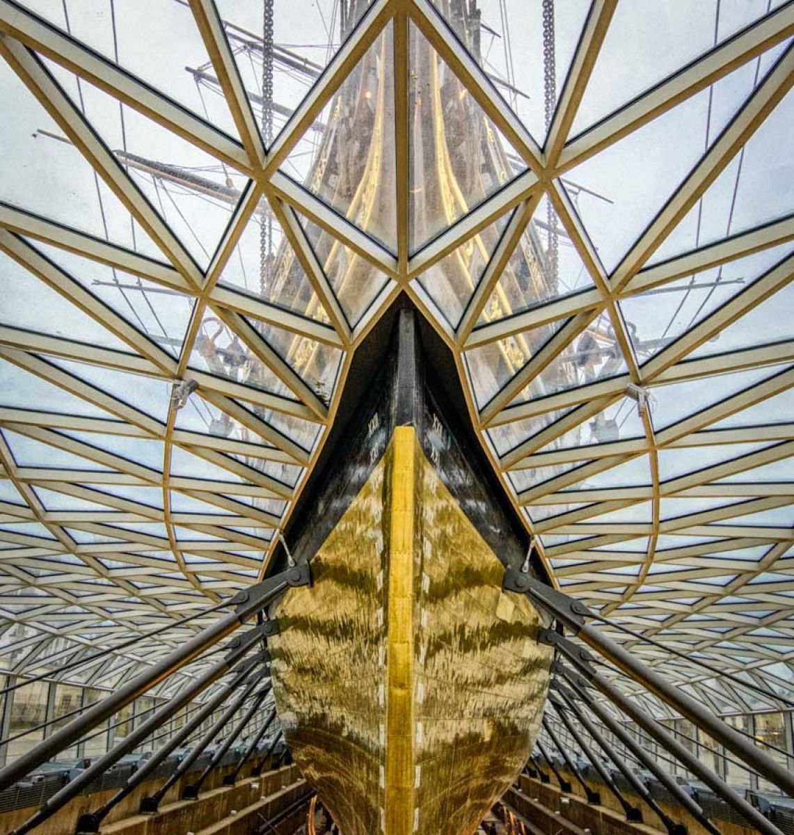 Photorealistic Transport Photograph By Northlight Harbour, 12 X 12", Cutty Sark A3, Original Artwork