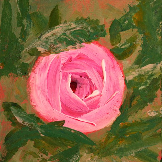 Mini Rose II /  ORIGINAL PAINTING