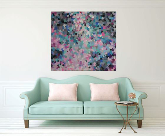 Pastel tenderness - Extra large acrylic painting