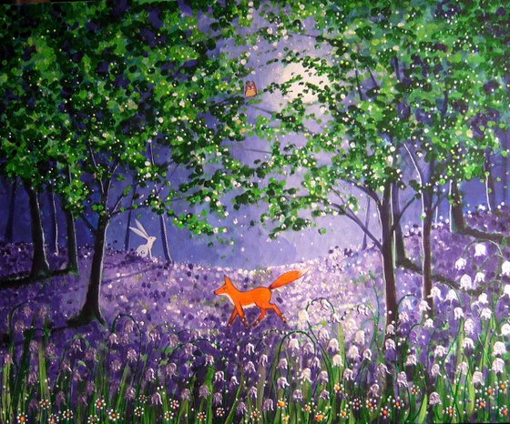 Midnight in the Bluebell wood