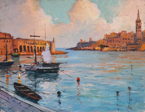 Malta Valletta Golden Hour