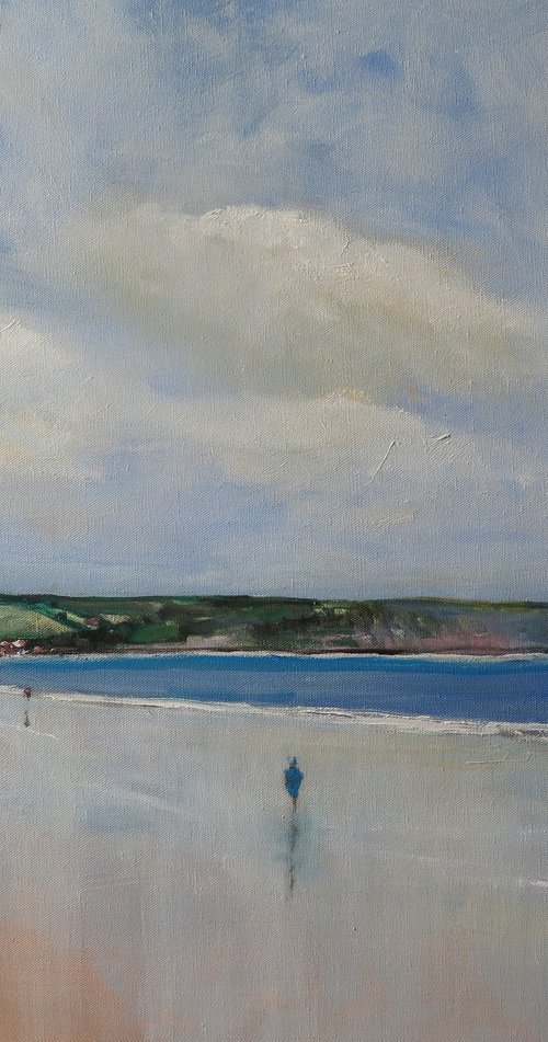 Sandsend Reflections by Malcolm Ludvigsen