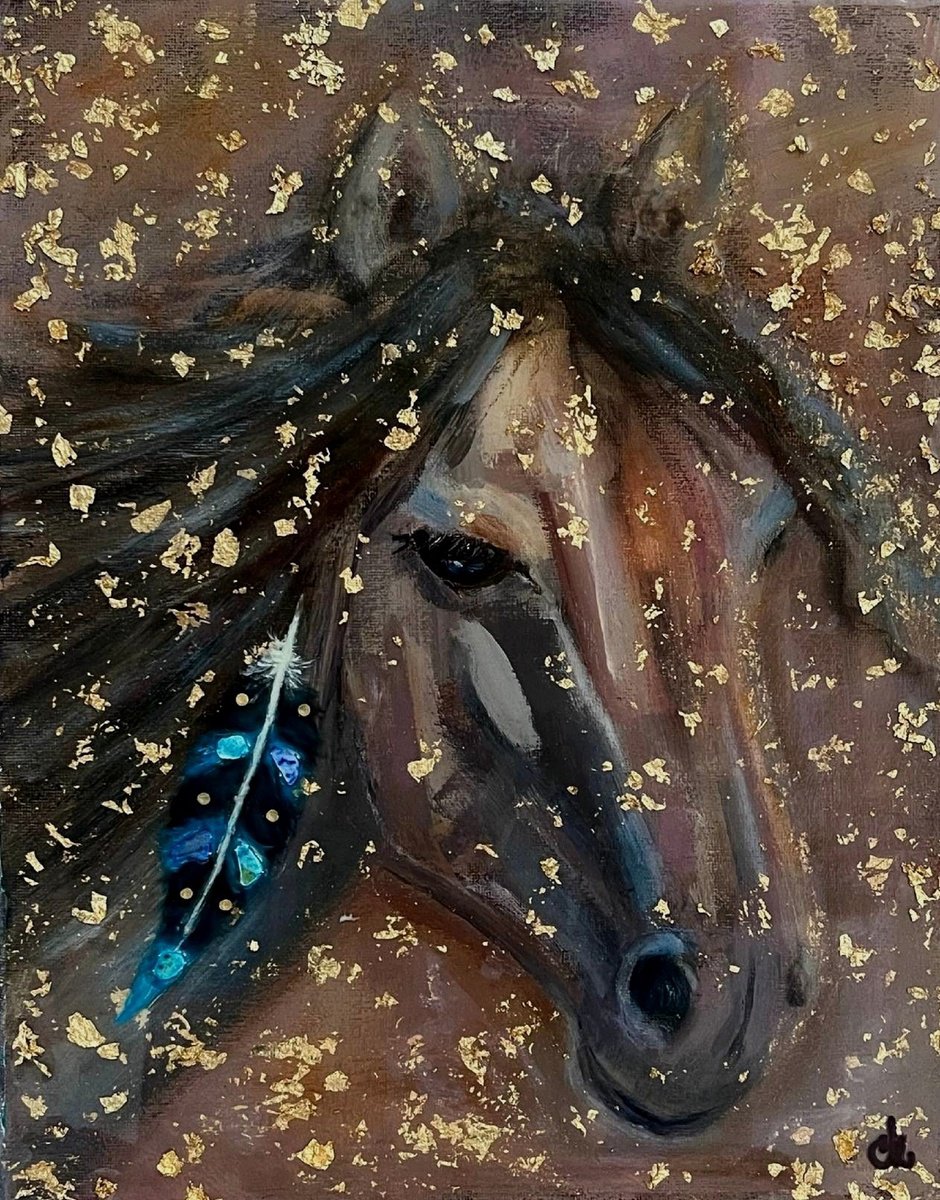 Expressive Painting , The Shimmering Soul By Cristina Mihailescu, 11 X 14, Artwork For Sale On Artfinder
