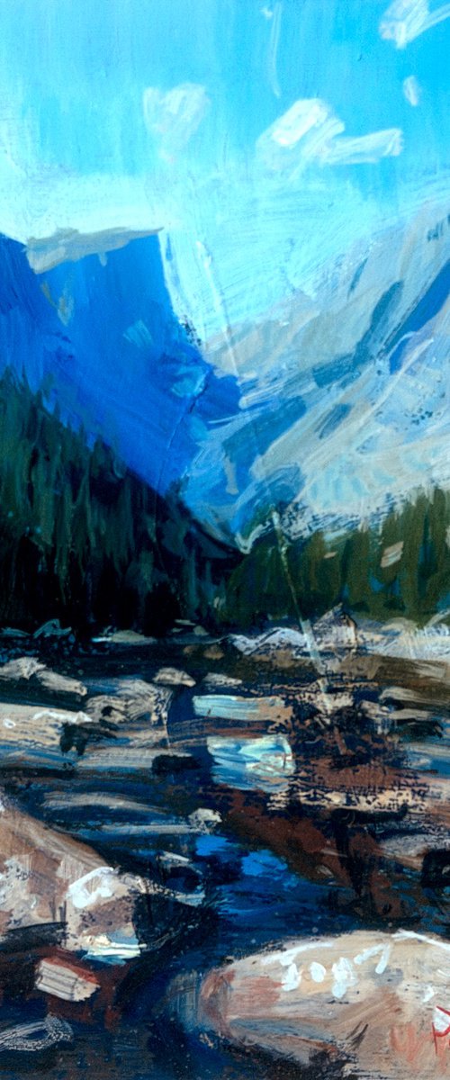 Deep in the Snowy Mountains by Paul Cheng