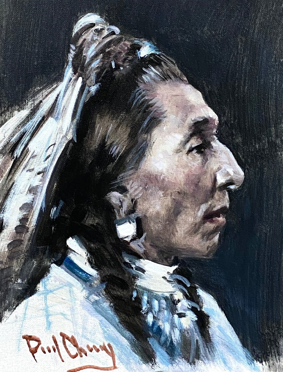  Indian No.30 By Paul Cheng, 9 X 12, Artwork For Sale On Artfinder