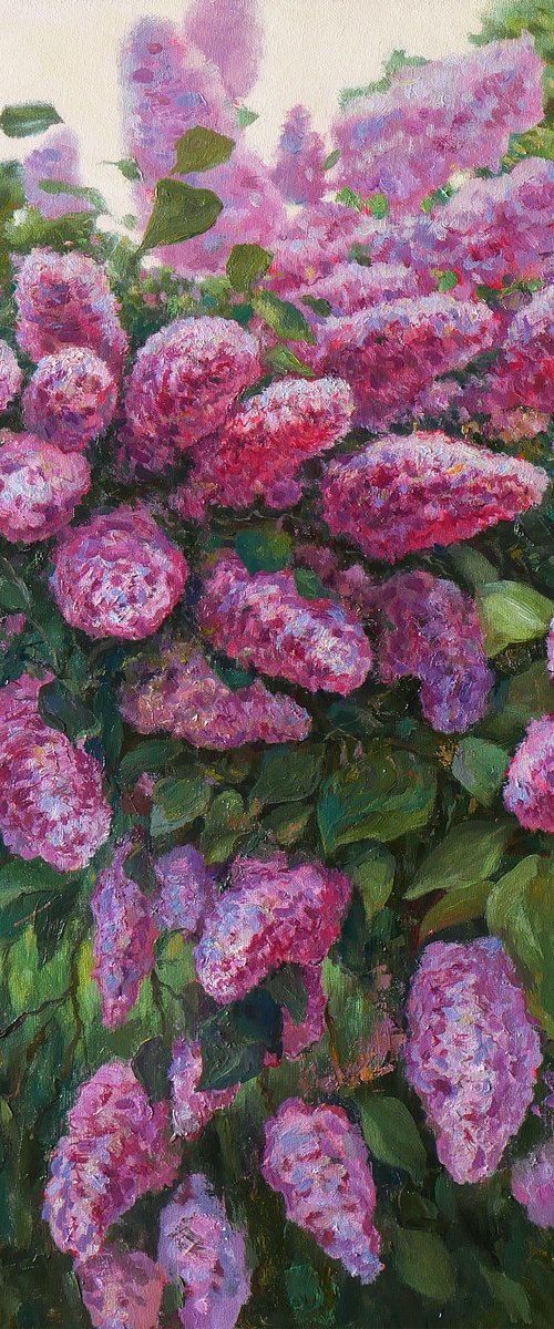 The Sunny Lilac Bush by Nikolay Dmitriev