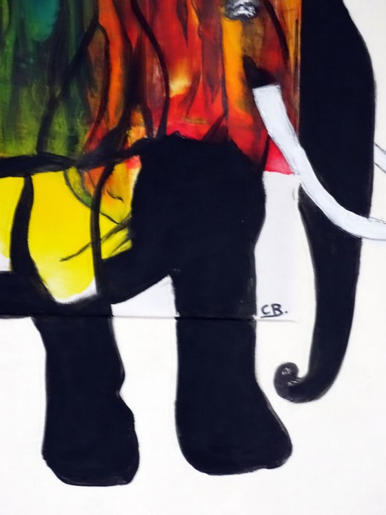 Abstract Elephant