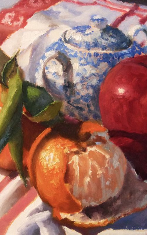 Apple on a Cloth by Pascal Giroud
