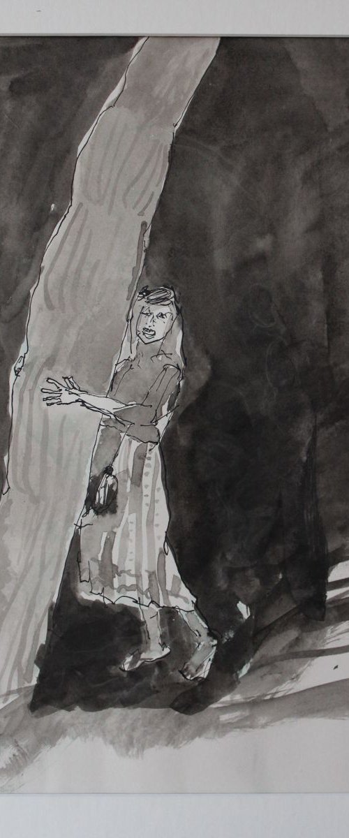 Girl Holding A Tree by Lana Verdi