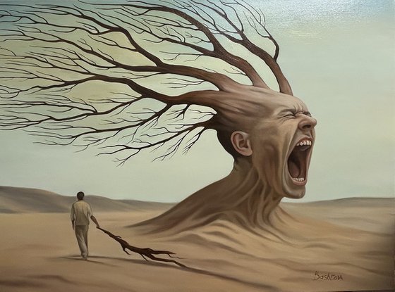 Original oil painting Surrealism