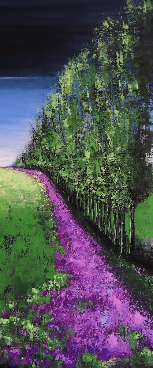 Violets of Fields - Fields and Colors Series by Danijela Dan