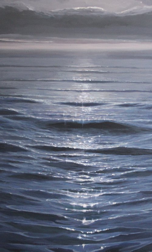 Sea glare. 130x90 cm. by Linar Ganeev