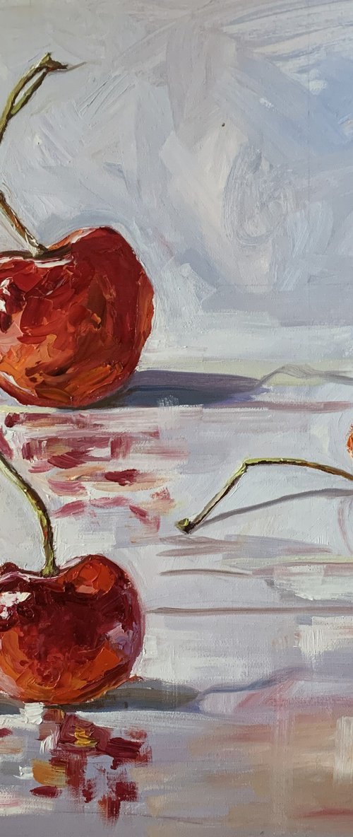 Red cherries. by Vita Schagen