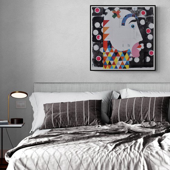 266 Geometric portrait