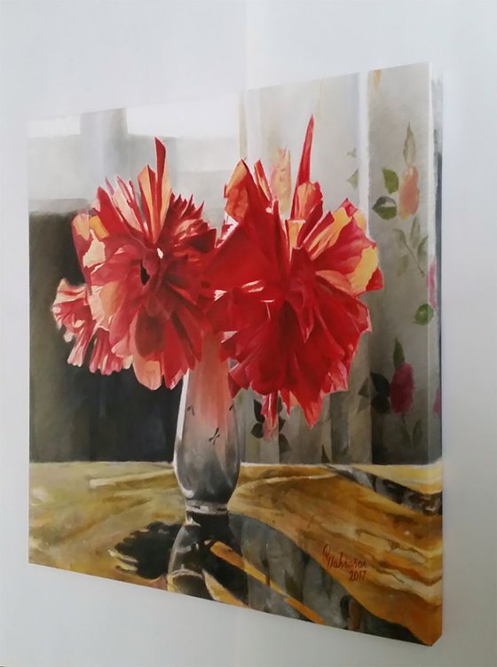 Vase With Poppies