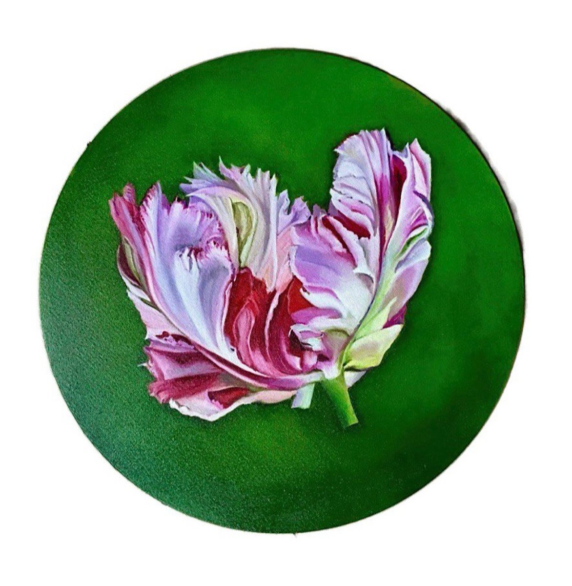Photorealistic Oil Painting , Breath Of Petals By Natalia Lugovskaya, 16 X 16, Artwork For Sale On Artfinder