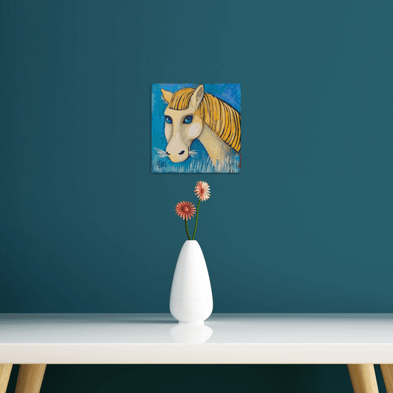 Yellow horse