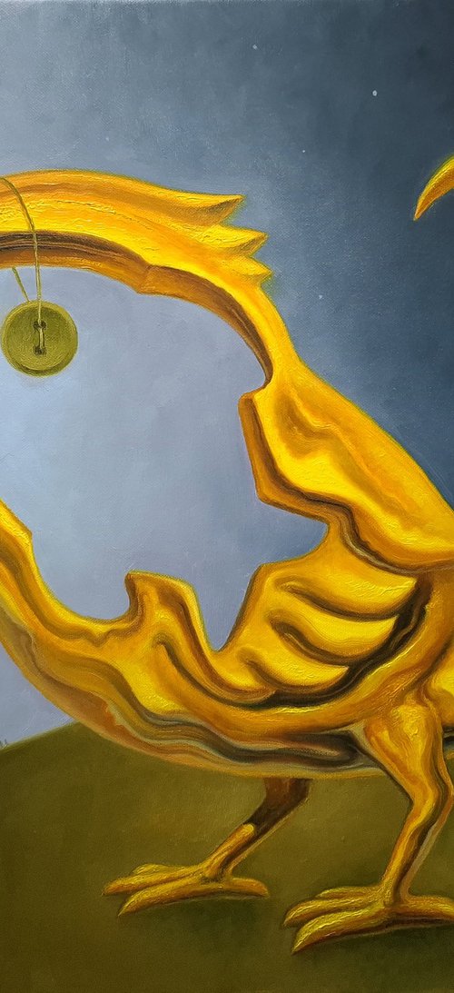 Golden bird by Serhii Voichenko