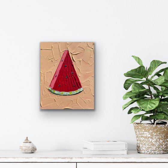 Watermelon slice (orange)
