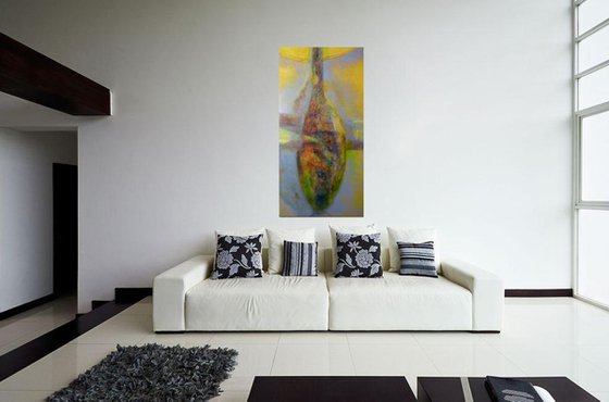 Amphore, oil on canvas 60x120 cm