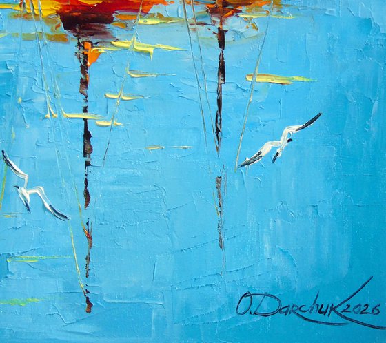 A Quiet Harbor by the Lighthouse