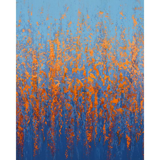 Blue and Orange - Color Field