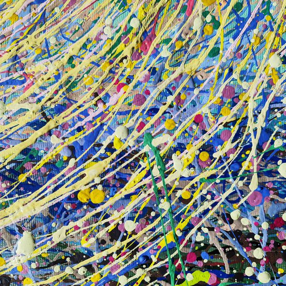 Sunshine Original Textured abstract Light in the sky Sunshine sky Large abstraction Skyscape