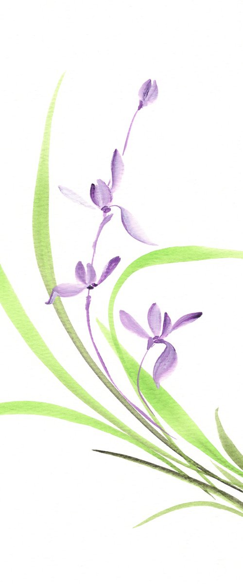Lavender Orchid Grace by Hai Doan