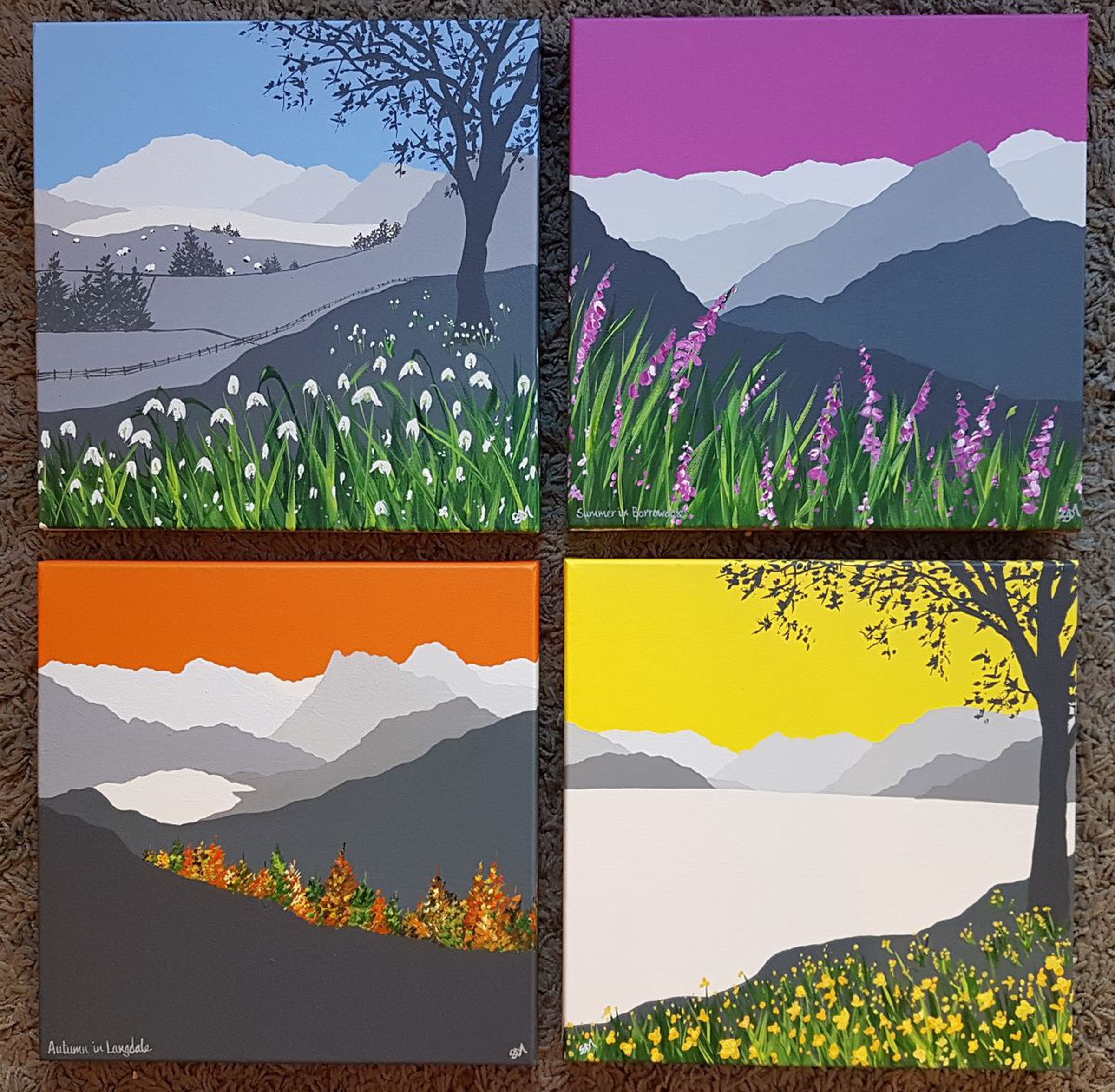 4 Seasons In The Lake District By Sam Martin Artfinder