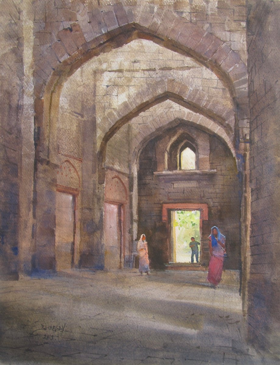 Jahaz Mahal, Mandu by Bhargavkumar Kulkarni