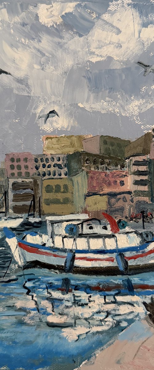 Harbor Morning by Aisylu Burangulova
