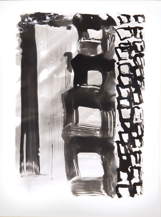 Abstract, Black And White, Original Art, Print, Painting, Wall Art, Darkroom Photography