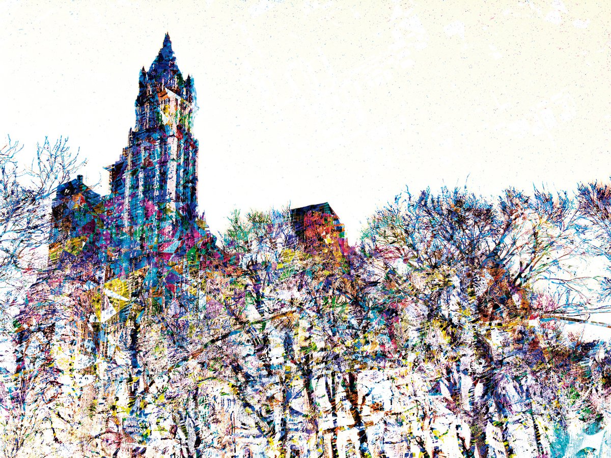 Bosquejos neoyorkinos, Woolworth building by Javier Diaz
