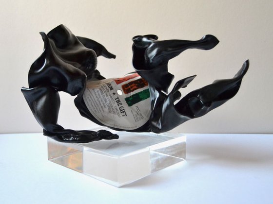 "The Gift" - Vinyl record sculpture
