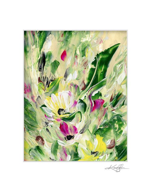 Floral Jubilee 28 - Flower Painting by Kathy Morton Stanion by Kathy Morton Stanion