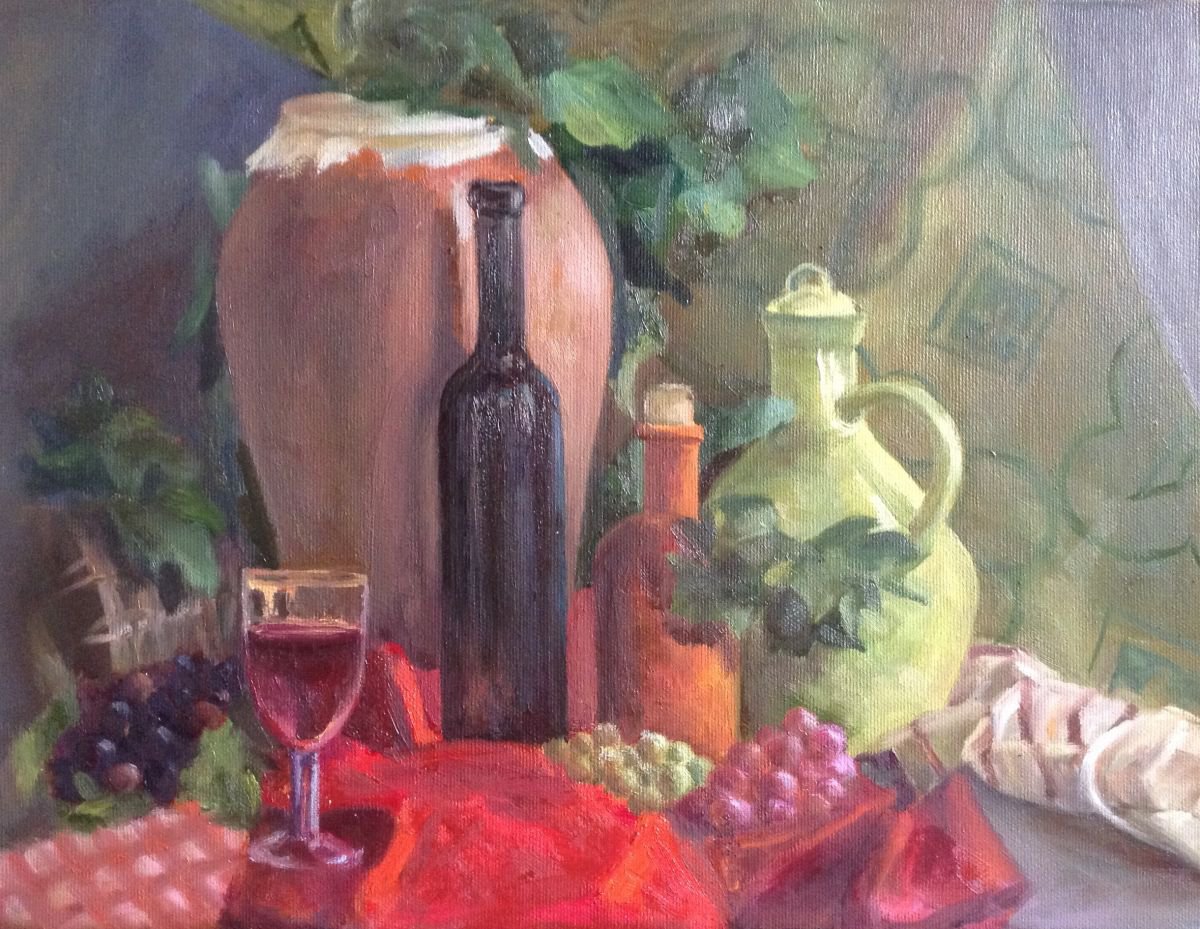 Still life (Red and Green) by Nata New