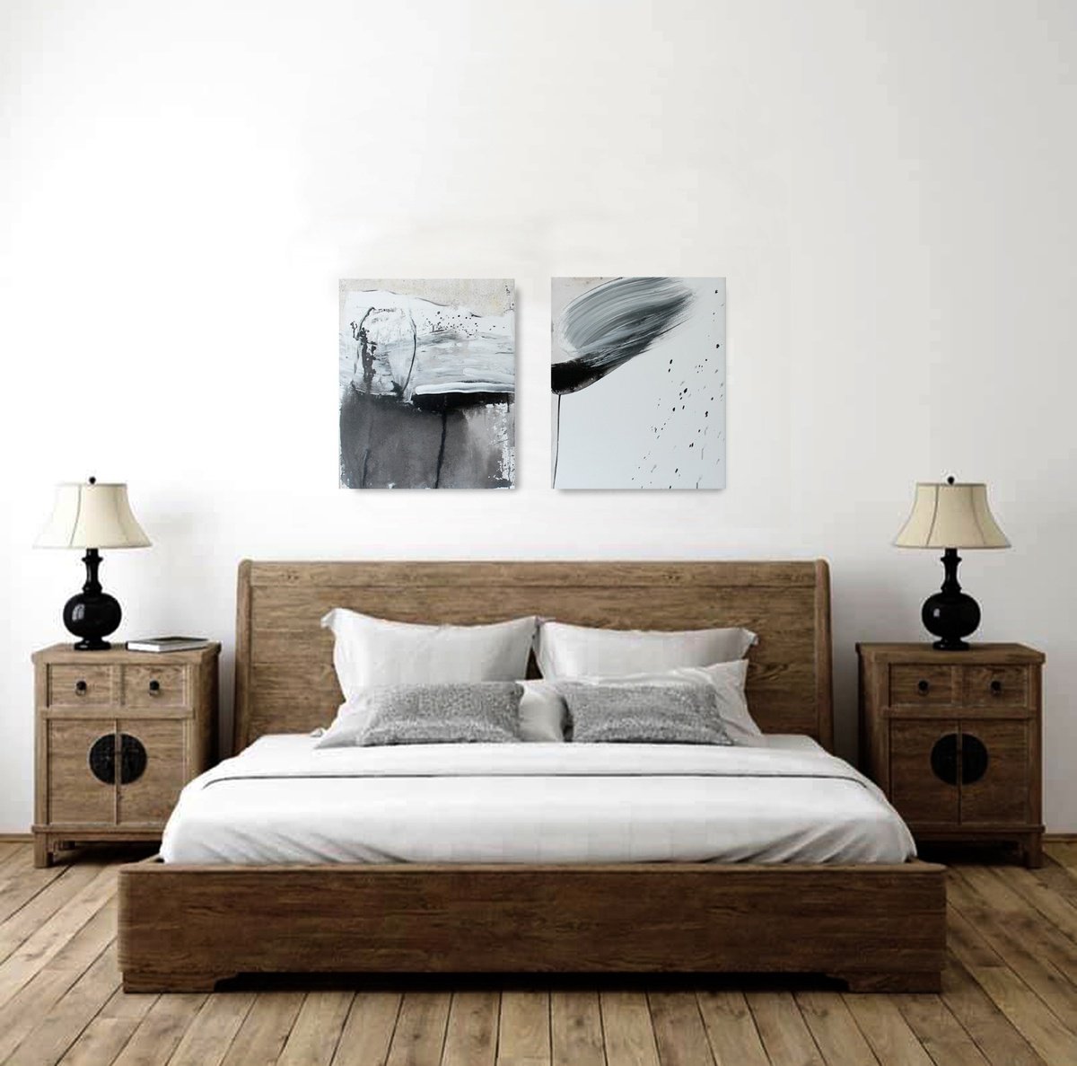 Organic Abstract Acrylic Painting By Sergiy Dekalyuk, 39 X 24", Composition 25. D. Brothers, Original Artwork