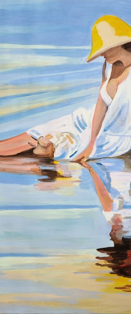 At the beach by Alexandra Djokic