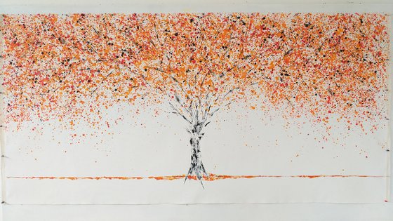 « Autumn Tree » by M.Y.