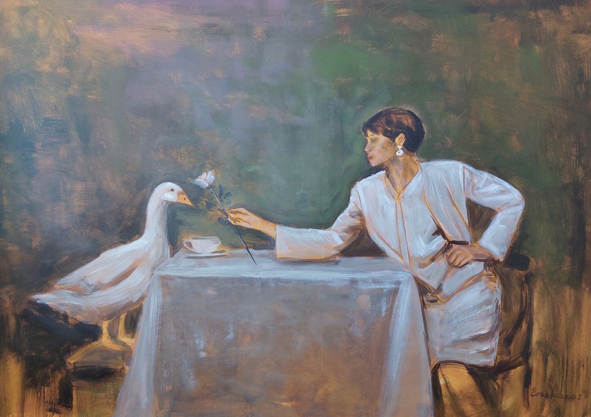  Presence By Svitlana Brazhnikova, 55 X 38, Artwork For Sale On Artfinder