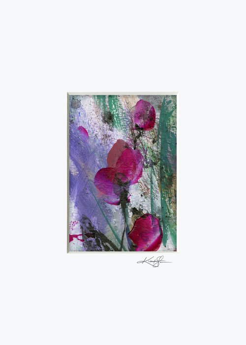 Abstract Floral 2020-22 - Flower Painting by Kathy Morton Stanion by Kathy Morton Stanion