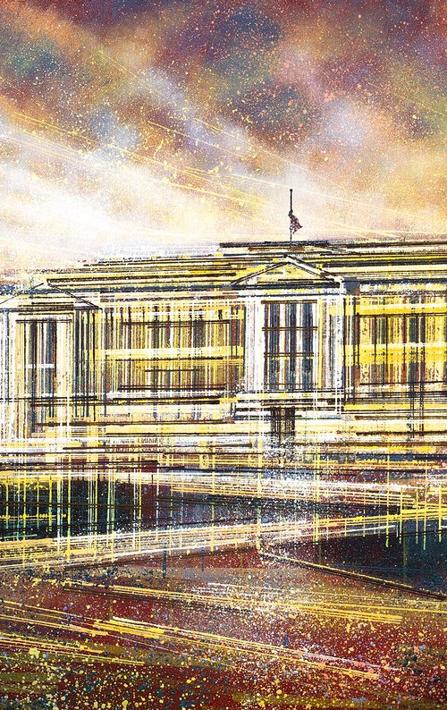 Buckingham Palace As The Sun Sets by Marc Todd