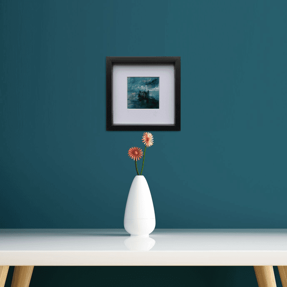 Edit 12 - Small, exclusive framed painting